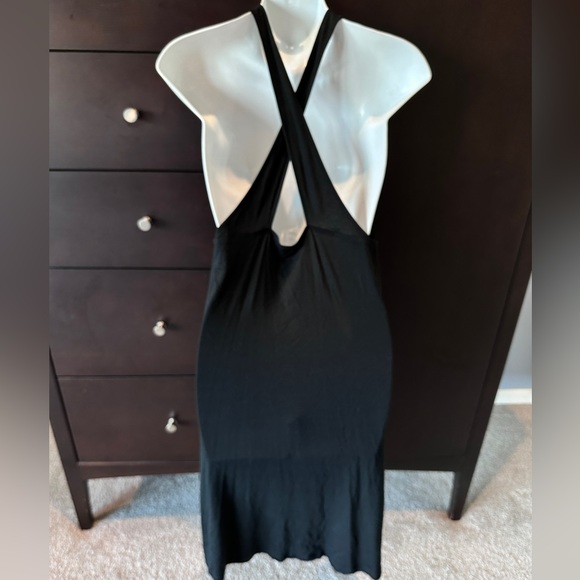 Like New Lole Women's Black Criss Cross Back "Sunseta" Flowy Mini Dress - Picture 3 of 5